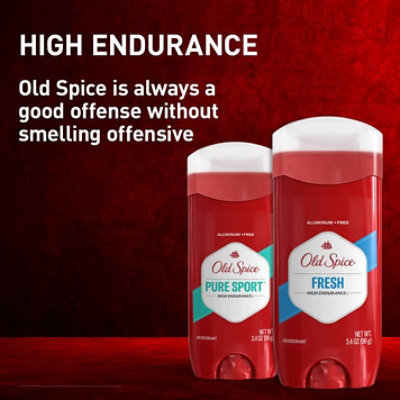 Old Spice High Endurance Apdo Sticks Deodorants Stick Fresh - 3.4 Oz - Image 4