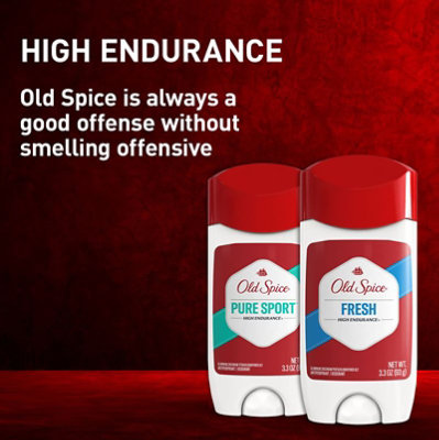 Old Spice High Endurance Apdo Sticks Deodorants Stick Fresh - 3.3 Oz - Image 5