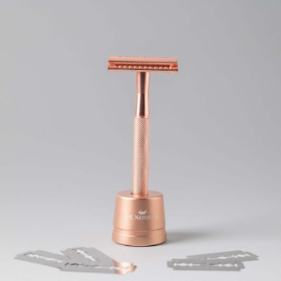 J&L Naturals Razor Set - Rose Gold - Image 1