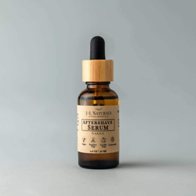 J&L Naturals Aftershave Serum (Duo) - Naked - Rosemary & Cedarwood - Image 1