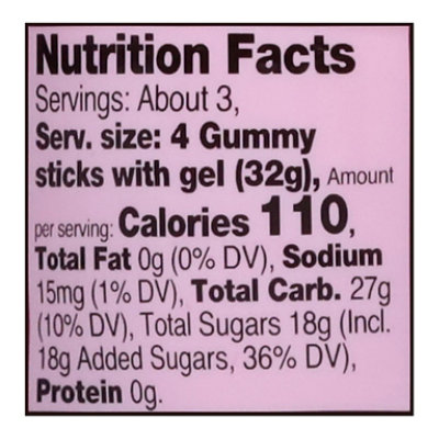 Juicy Drop Gummy Dip N Stix - 3.4 Oz - Image 3