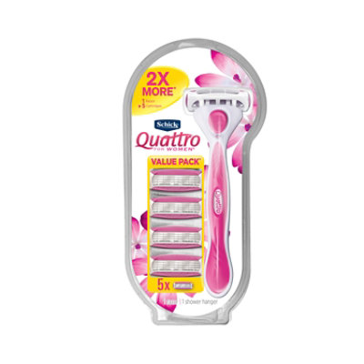 Schick Quattro For Women Value Pack Kit - 12 Count - Image 2