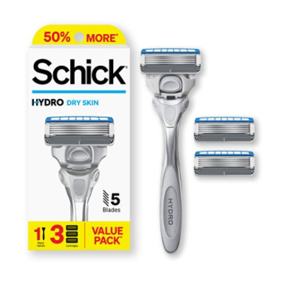 Schick Hydro 5 Dry Skin Kit 3 - Each - Image 1