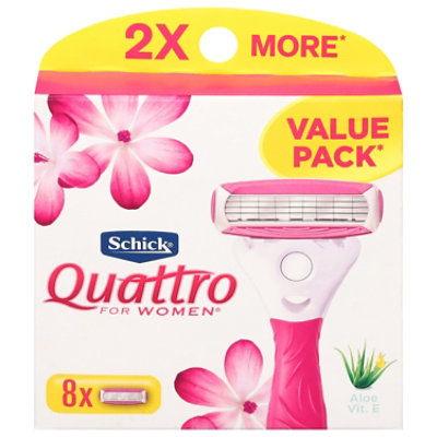 Schick Quattro For Women Value Pack Refill - 8 Count - Image 3