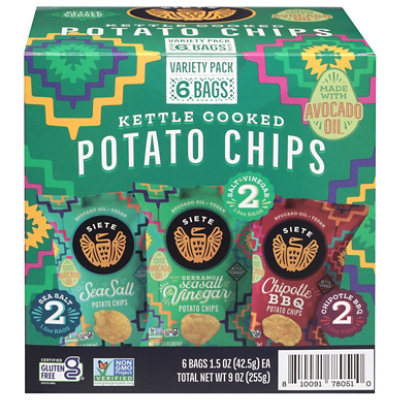 Siete Potato Chips 6pk Variety - 9 Oz - Image 2