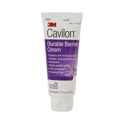 3M Cavilon Barrier Cream, 3.25 oz Tube, Unscented, Hypoallergenic, 12 Count - Image 1