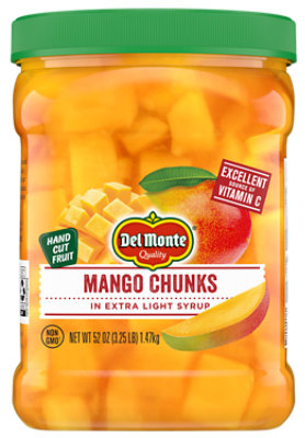 Del Monte Mango Chunks In Extra Light Syrup - 52 Oz. - Image 1