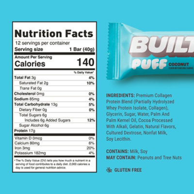 Built Bar Coconut Marshmallow - 1.41 Oz. - Image 5