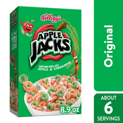 Kellogg's Apple Jacks Cereal Original - 8.9 Oz. - Image 1