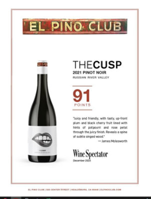 El Pino Club Noir The Cusp Wine - 750 Ml - Image 4