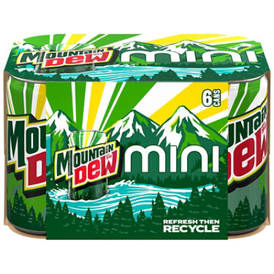 Mountain Dew - 6-7.5 Fl. Oz. - Image 1
