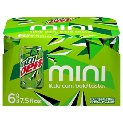 Mountain Dew - 6-7.5 Fl. Oz. - Image 1