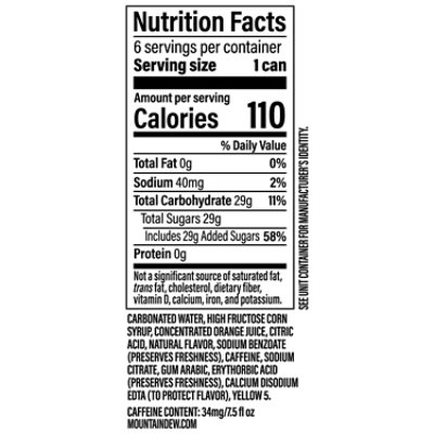 Mountain Dew - 6-7.5 Fl. Oz. - Image 3