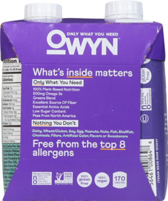 Owyn Cookies & Creamless Plant Based Protein Shake Pack - 4-44.6 Fl. Oz. - Image 6