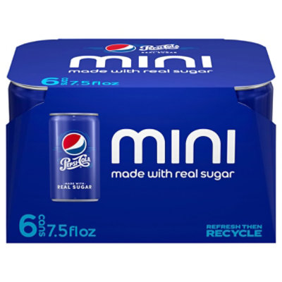 Pepsi Real Sugar - 6-7.5 Fl. Oz. - Image 1