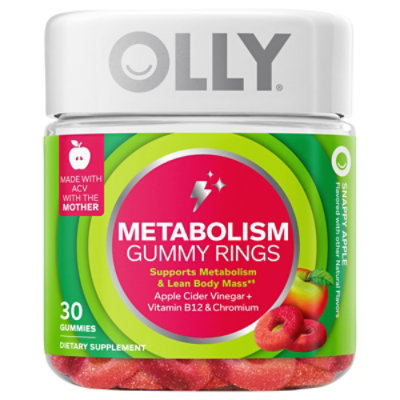 Olly Metabolism Gummy Rings - 30 Count - Image 3