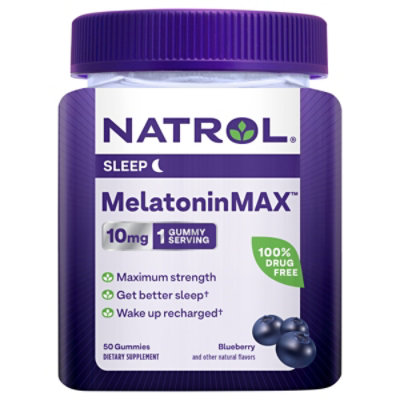 Melatoninmax Gummy 10 Mg- 50 Count - Image 3