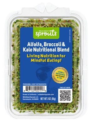 Wild About Sprouts Alfalfa Broccoli Kale - 3 Oz. - Image 3