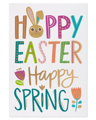 American Greetings Happy Easter Happy Spring Easter Card - Each - Image 5