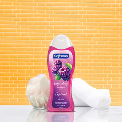 Softsoap Body Scrub Body Wash Blackberry - 20 Fl. Oz. - Image 3