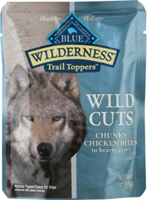 Blue Buffalo Food Dog Chunky Chicken Bites 3 Oz (Pack of 24) - Image 1