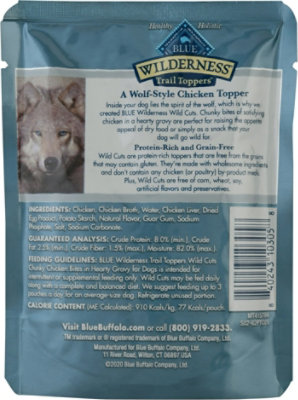 Blue Buffalo Food Dog Chunky Chicken Bites 3 Oz (Pack of 24) - Image 3