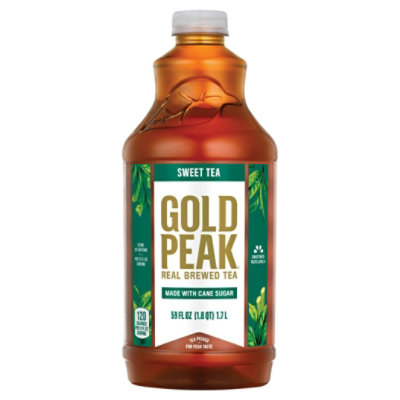 Gold Peak Real Brewed Tea - Sweet - 8 Bottles Total (59 Fl oz per Bottle) - Image 1