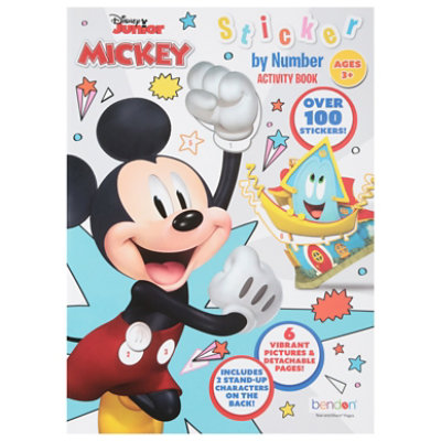 Bendon Disney Mickey Sticker By Number - Each - Image 3