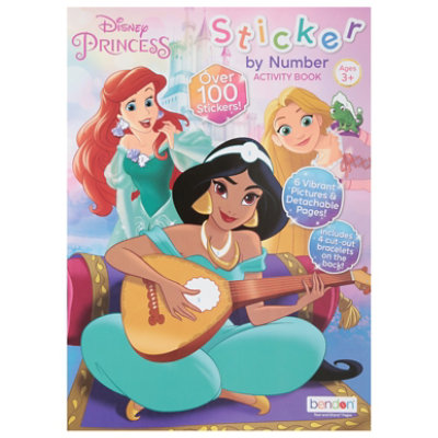 Bendon Disney Princess Sticker By Number - Each - Image 3