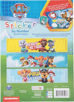 Bendon Paw Patrol Sticker By Number - Each - Image 4