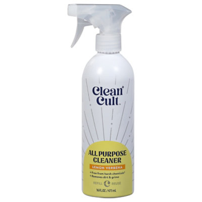 Cleancult All Purpose Cleaner In Refillable Aluminum Bottle Lemon Verbena - 16 Fl. Oz. - Image 3