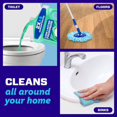 Mr Clean Multi Surface Cleaner 2x Concentrated With Febreze Freshness Meadows And Rain - 64 Fl. Oz. - Image 3