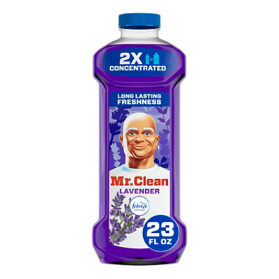 Mr Clean Multi Surface Cleaner 2x Concentrated With Febreze Freshness Meadows And Rain - 23 Fl. Oz. - Image 1