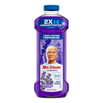 Mr Clean Multi Surface Cleaner 2x Concentrated With Febreze Freshness Meadows And Rain - 23 Fl. Oz. - Image 3