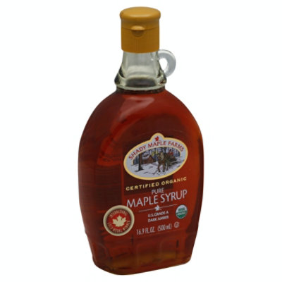 Shady Maple Farm Syrup Amber Rich Taste Organic 16 Oz (Pack of 12) - Image 1