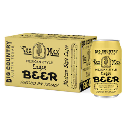 Big Country Organic Brewing Co. TexMex Lager - 6-12 Fl. Oz. - Image 1