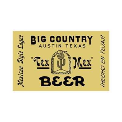 Big Country Organic Brewing Co. TexMex Lager - 6-12 Fl. Oz. - Image 2