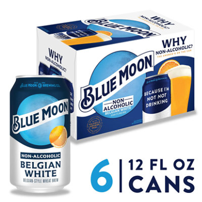 Blue Moon Belgian White Beer In Cans - 19.2 Fl. Oz