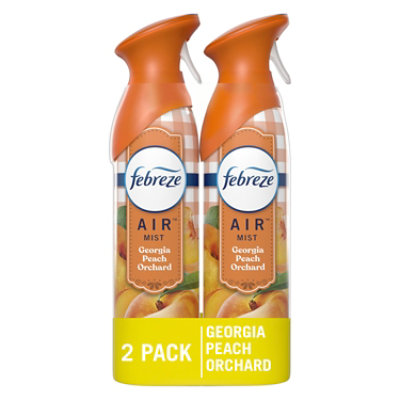 Febreze Air Mist Air Freshener Limited Edition Georgia Peach Orchard - 2-8.8 Oz - Image 1