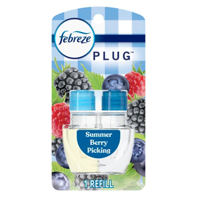 Febreze Plug Scented Oil Refill Limited Edition Summer Berry Picking - 0.87 Fl. Oz. - Image 1