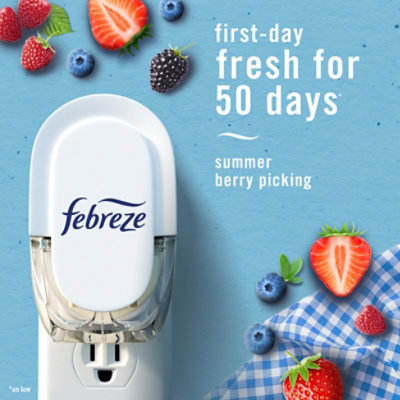 Febreze Plug Scented Oil Refill Limited Edition Summer Berry Picking - 0.87 Fl. Oz. - Image 3