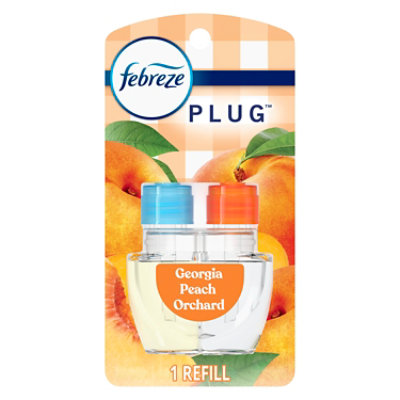 Febreze Plug Scented Oil Refills Limited Edition Georgia Peach Orchard - 0.87 Fl Oz. - Image 1