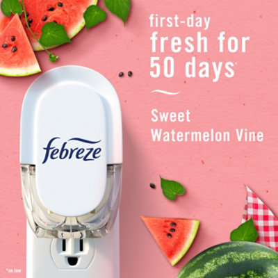 Febreze Plug Scented Oil Refills Limited Edition Sweet Watermelon Vine - 0.87 Fl Oz. - Image 3