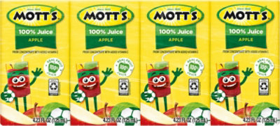 Mott's Juice - Apple - 44 Bottles Total (4.23 oz Per Bottle) - Image 2