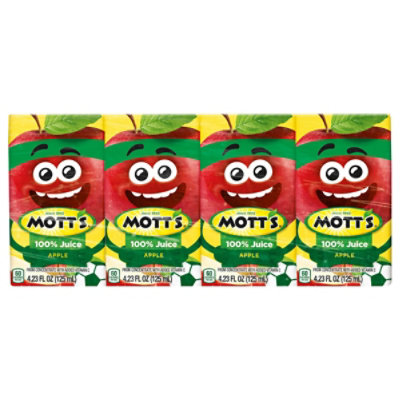 Mott's Juice - Apple - 44 Bottles Total (4.23 oz Per Bottle) - Image 1