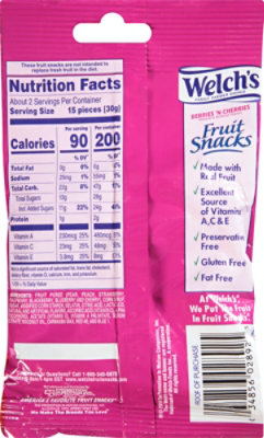 Welchs Berries and Cherries Fruit Snacks, 2.25 Ounce (Pack of 48) - Image 3