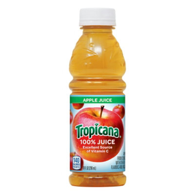 Tropicana 100% Juice - Apple - 24 Bottles Total (10 oz Per Bottle) - Image 2