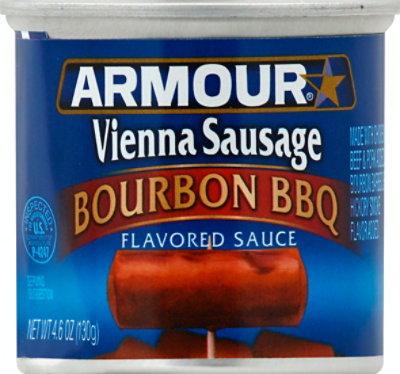 Armour Bourbon BBQ Flavored Sauce Vienna Sausage, 4.6 Ounce (Pack of 24) - Image 2