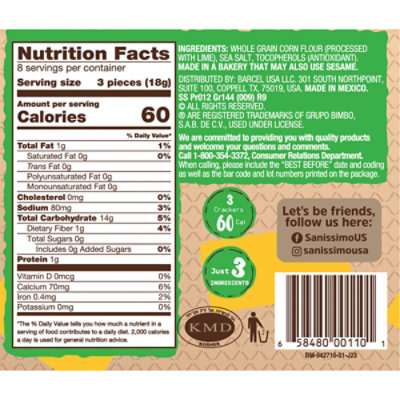 Sanisisimo Cracker Corn Baked - 5.08 Oz. - Image 5