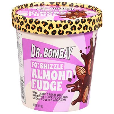 Dr Bombay Ice Cream Almond Fudge - 1 Pint - Image 3